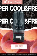 DIYA叮啞煙彈爆汁蜜桃口味圖片